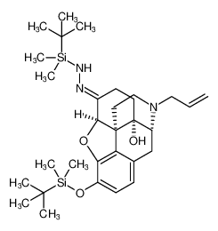 (4R,4aS,7aR,12bS,E)-3-allyl-7-(2-(tert-butyldimethylsilyl)hydrazineylidene)-9-((tert-butyldimethylsilyl)oxy)-1,2,3,4,5,6,7,7a-octahydro-4aH-4,12-methanobenzofuro[3,2-e]isoquinolin-4a-ol CAS:690275-06-0 manufacturer & supplier