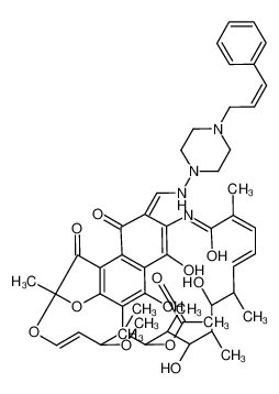 Rifamycin,3-(((4-(3-phenyl-2-propenyl)-1-piperazinyl)imino)methyl) CAS:69032-07-1 manufacturer & supplier