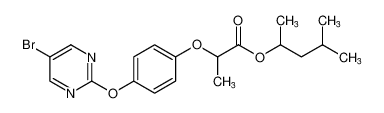 4-methylpentan-2-yl 2-(4-((5-bromopyrimidin-2-yl)oxy)phenoxy)propanoate CAS:69034-80-6 manufacturer & supplier