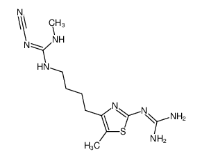 N-cyano-N'-[4-(2-guanidino-5-methyl-thiazol-4-yl)-butyl]-N'-methyl-guanidine CAS:69041-04-9 manufacturer & supplier