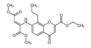 dimethyl 2-((2-(ethoxycarbonyl)-4-oxo-8-propyl-4H-chromen-7-yl)amino)fumarate CAS:69049-57-6 manufacturer & supplier