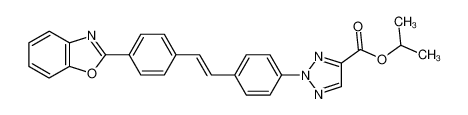 2-[4-(4-benzooxazol-2-yl-styryl)-phenyl]-2H-[1,2,3]triazole-4-carboxylic acid isopropyl ester CAS:69058-90-8 manufacturer & supplier