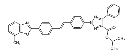 2-{4-[4-(7-methyl-benzooxazol-2-yl)-styryl]-phenyl}-5-phenyl-2H-[1,2,3]triazole-4-carboxylic acid isopropyl ester CAS:69059-36-5 manufacturer & supplier