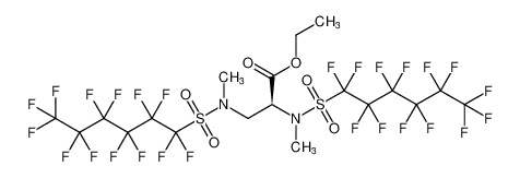 ethyl (S)-2,3-bis((1,1,2,2,3,3,4,4,5,5,6,6,6-tridecafluoro-N-methylhexyl)sulfonamido)propanoate CAS:690625-69-5 manufacturer & supplier