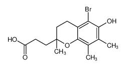 3-(5-bromo-6-hydroxy-2,7,8-trimethylchroman-2-yl)propanoic acid CAS:690626-02-9 manufacturer & supplier