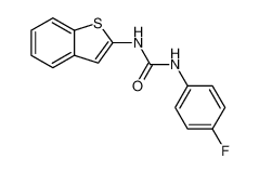 Urea, N-benzo[b]thien-2-yl-N'-(4-fluorophenyl)- CAS:690626-26-7 manufacturer & supplier