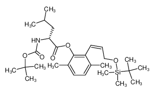 1-O-(N-Boc-D-leucyl)-2-[(Z)-3-(1-tert-butyl-1,1-dimethylsilyloxy)-1-propenyl]-3,6-dimethylphenol CAS:690629-93-7 manufacturer & supplier