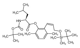 1-O-(N-Boc-L-leucyl)-2-[(Z)-3-(1-tert-butyl-1,1-dimethylsilyloxy)-1-propenyl]-3,6-dimethylphenol CAS:690629-95-9 manufacturer & supplier