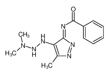 N-[4-(dimethylaminohydrazinylidene)-5-methylpyrazol-3-yl]benzamide CAS:690634-82-3 manufacturer & supplier