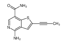 4-Amino-2-prop-1-ynyl-thieno[3,2-c]pyridine-7-carboxylic Acid Amide CAS:690635-48-4 manufacturer & supplier