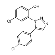 Phenol, 4-chloro-2-[5-(4-chlorophenyl)-1H-1,2,3-triazol-1-yl]- CAS:690638-43-8 manufacturer & supplier