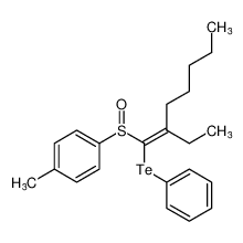 Benzene, 1-[[(1E)-2-ethyl-1-(phenyltelluro)-1-heptenyl]sulfinyl]-4-methyl- CAS:690638-79-0 manufacturer & supplier