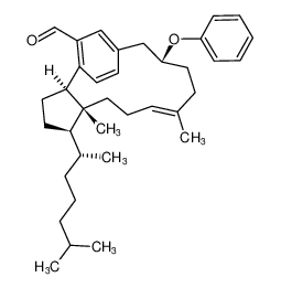 (21R,22R,23R,9R,E)-22,6-dimethyl-23-((R)-6-methylheptan-2-yl)-9-phenoxy-1(1,4)-benzena-2(1,2)-cyclopentanacyclodecaphan-5-ene-12-carbaldehyde CAS:690658-16-3 manufacturer & supplier