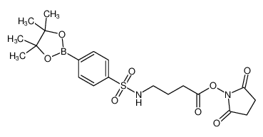 2,5-dioxopyrrolidin-1-yl 4-((4-(4,4,5,5-tetramethyl-1,3,2-dioxaborolan-2-yl)phenyl)sulfonamido)butanoate CAS:690663-02-6 manufacturer & supplier