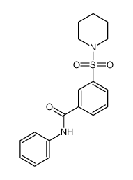 N-phenyl-3-(piperidin-1-ylsulfonyl)benzamide CAS:690681-28-8 manufacturer & supplier