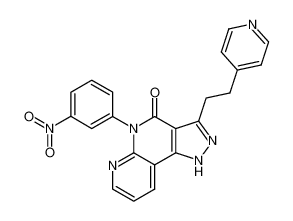 5-(3-nitrophenyl)-3-[2-(pyridin-4-yl)ethyl]-1H-pyrazolo[4,3-c][1,8]naphthyridin-4(5H)-one CAS:690690-69-8 manufacturer & supplier