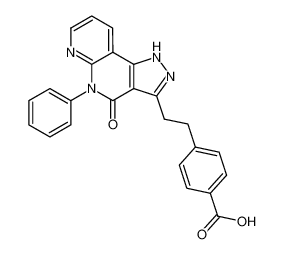 4-(2-(4-oxo-5-phenyl-4,5-dihydro-1H-pyrazolo[4,3-c][1,8]naphthyridin-3-yl)ethyl)benzoic acid CAS:690690-77-8 manufacturer & supplier