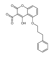 4-hydroxy-3-nitro-5-(3-phenylpropoxy)-2H-chromen-2-one CAS:69076-11-5 manufacturer & supplier