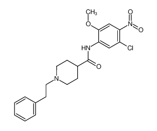 1-Phenethyl-piperidine-4-carboxylic acid (5-chloro-2-methoxy-4-nitro-phenyl)-amide CAS:69082-44-6 manufacturer & supplier