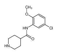 N-(5-chloro-2-methoxyphenyl)-4-piperidinecarboxamide CAS:69082-73-1 manufacturer & supplier