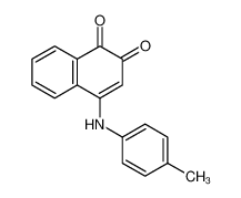 4-(4-methylanilino)naphthalene-1,2-dione CAS:69085-39-8 manufacturer & supplier