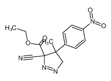 3-cyano-4-methyl-4-(4-nitro-phenyl)-4,5-dihydro-3H-pyrazole-3-carboxylic acid ethyl ester CAS:6909-34-8 manufacturer & supplier