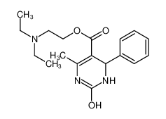 2-(diethylamino)ethyl 6-methyl-2-oxo-4-phenyl-3,4-dihydro-1H-pyrimidine-5-carboxylate CAS:69094-11-7 manufacturer & supplier