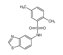 N-(benzo[d]thiazol-5-yl)-2,5-dimethylbenzenesulfonamide CAS:690962-06-2 manufacturer & supplier