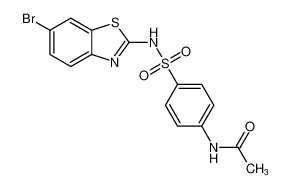 Acetamide, N-[4-[[(6-bromo-2-benzothiazolyl)amino]sulfonyl]phenyl]- CAS:690966-33-7 manufacturer & supplier