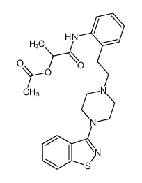 1-((2-(2-(4-(benzo[d]isothiazol-3-yl)piperazin-1-yl)ethyl)phenyl)amino)-1-oxopropan-2-yl acetate CAS:690971-79-0 manufacturer & supplier