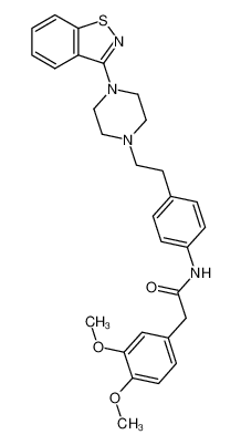 N-{4-[2-(4-1,2-benzisothiazol-3-yl-piperazin-1-yl)-ethyl]-phenyl}-2-(3,4-dimethoxy-phenyl)-acetamide CAS:690973-73-0 manufacturer & supplier