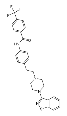 N-{4-[2-(4-1,2-benzisothiazol-3-yl-piperazin-1-yl)-ethyl]-phenyl}-4-trifluoromethyl-benzamide CAS:690973-84-3 manufacturer & supplier