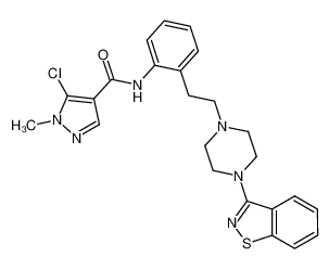 5-chloro-1-methyl-1H-pyrazole-4-carboxylic acid {2-[2-(4-1,2-benzisothiazol-3-yl-piperazin-1-yl)-ethyl]-phenyl}-amide CAS:690974-93-7 manufacturer & supplier