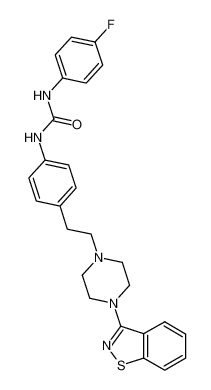 1-{4-[2-(4-1,2-benzisothiazol-3-yl-piperazin-1-yl)-ethyl]-phenyl}-3-(4-fluoro-phenyl)-urea CAS:690975-40-7 manufacturer & supplier