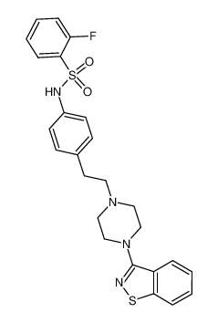 N-{4-[2-(4-1,2-benzisothiazol-3-yl-piperazin-1-yl)-ethyl]-phenyl}-2-fluoro-benzenesulfonamide CAS:690976-34-2 manufacturer & supplier