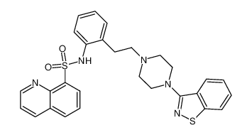 quinoline-8-sulfonic acid {2-[2-(4-1,2-benzisothiazol-3-yl-piperazin-1-yl)-ethyl]-phenyl}-amide CAS:690976-76-2 manufacturer & supplier