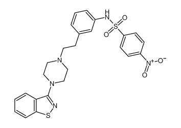 N-(3-(2-(4-(benzo[d]isothiazol-3-yl)piperazin-1-yl)ethyl)phenyl)-4-nitrobenzenesulfonamide CAS:690977-02-7 manufacturer & supplier