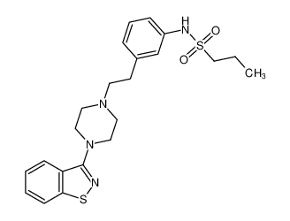 N-(3-(2-(4-(benzo[d]isothiazol-3-yl)piperazin-1-yl)ethyl)phenyl)propane-1-sulfonamide CAS:690977-14-1 manufacturer & supplier