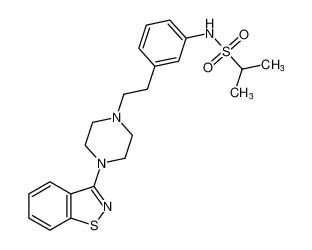 N-(3-(2-(4-(benzo[d]isothiazol-3-yl)piperazin-1-yl)ethyl)phenyl)propane-2-sulfonamide CAS:690977-27-6 manufacturer & supplier