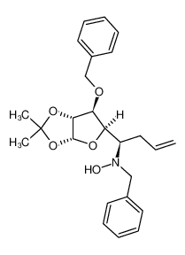 3-O-benzyl-1,2-O-isopropylidene-5,6,7,8-tetradeoxy-5-(N-benzyl-N-hydroxyamino)-α-D-gluco-7-eno-octo-1,4-furanose CAS:690981-90-9 manufacturer & supplier