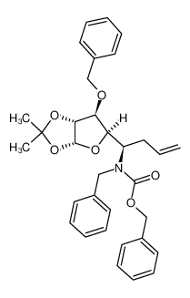 3-O-benzyl-5,6-dideoxy-1,2-O-isopropylidene-5-(N-benzyl-N-benzoxycarbonylamino)-α-D-gluco-7-eno-octo-1,4-furanose CAS:690981-94-3 manufacturer & supplier