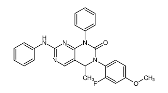 3-(2-fluoro-4-methoxyphenyl)-4-methyl-1-phenyl-7-(phenylamino)-3,4-dihydropyrimido[4,5-d]pyrimidin-2(1H)-one CAS:690991-92-5 manufacturer & supplier