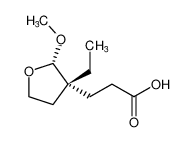 3-Furanpropanoic acid, 3-ethyltetrahydro-2-methoxy-, (2S,3R)- CAS:690993-36-3 manufacturer & supplier