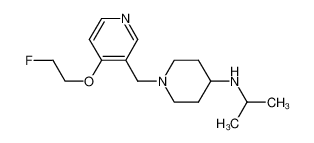 isopropyl-[1-{4-(2-fluoroethoxy)pyridin-3-ylmethyl}piperidin-4-yl]amine CAS:690998-96-0 manufacturer & supplier