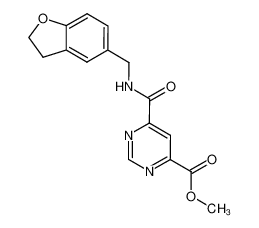 6-[(2,3-dihydro-benzofuran-5-ylmethyl)-carbamoyl]-pyrimidine-4-carboxylic acid methyl ester CAS:691003-13-1 manufacturer & supplier