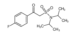 (N,N-diisopropylsulfamoylmethyl)(4-fluorophenyl)ketone CAS:691003-49-3 manufacturer & supplier