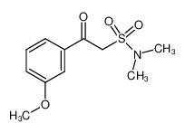 2-(3-methoxyphenyl)-N,N-dimethyl-2-oxoethane-1-sulfonamide CAS:691003-52-8 manufacturer & supplier