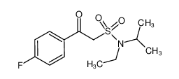 N-ethyl-2-(4-fluorophenyl)-N-isopropyl-2-oxoethane-1-sulfonamide CAS:691003-56-2 manufacturer & supplier