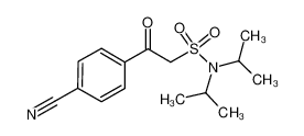 2-(4-cyanophenyl)-N,N-diisopropyl-2-oxoethane-1-sulfonamide CAS:691003-84-6 manufacturer & supplier