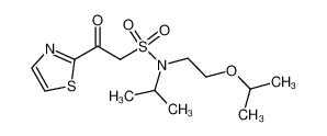 N-(2-isopropoxyethyl)-N-isopropyl-2-oxo-2-(thiazol-2-yl)ethane-1-sulfonamide CAS:691004-03-2 manufacturer & supplier